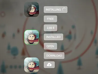 App Store Status app app store btn button download graphicure status store