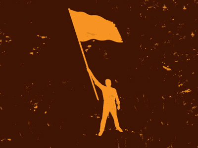 Brand Icon for Taproot Foundation fight the good fight flag icon illustration proud stand up taprootfoundation