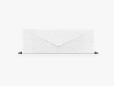 Envelope with letter inside envelope illustration letter paper photoshop