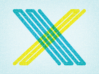 Alphabout - X alphabout lettering texture typography wire x