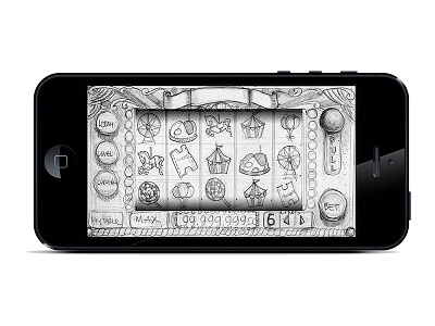 Early Sketch android game ios slots ui ux