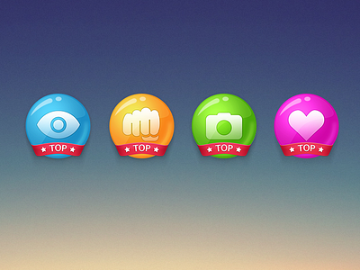 Some Badge Icon badge colorful danny icon