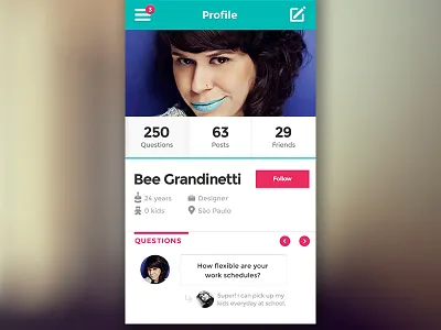 Urbanmoms 2.0 app colors design digital interface ios mobile moms ui urban urbanmoms
