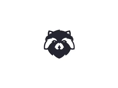 Raccoon animal brand illustration illustrator logo raccoon stickers vector