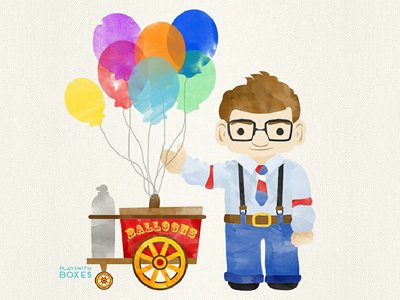 Young Carl Fredricksen carl fredricksen chibi disney pixar up