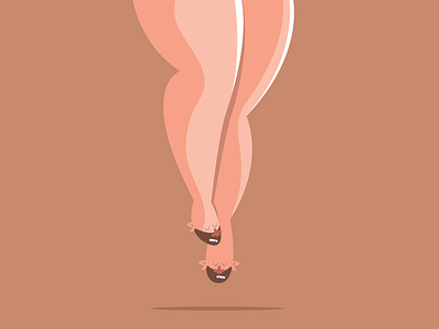Twins cartoon feet girl vector