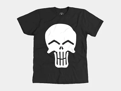 The Funisher black and white cotton cotton bureau funisher punisher shirt skull tshirt