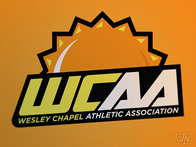 Wesley Chapel Athletic Association brand identity illustration logo wcaa