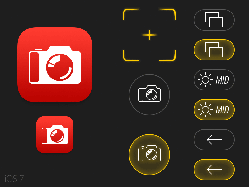 Camera Noir for iOS 7 app camera gotham icon ios ios7 iphone noir
