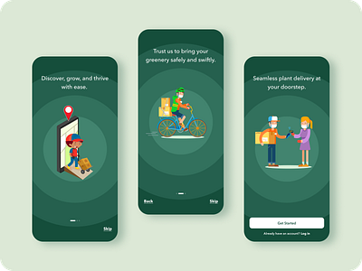 Engaging & User-Friendly Onboarding Screens appdesign mobileappdesign onboardingdesign ui uiinspiration uiux