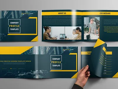 Company Profile dl flyer real estate brochur