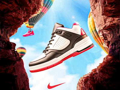 Concept Poster For a Footwear Brand ad campaign advertisementposter graphic design poster