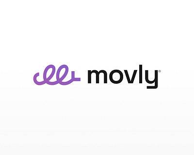 Movly Logo Design brand design brand identity branding curve logo logo logo designer logotype mark minimal logo modern symbol