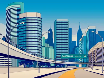 NNG_CITY building city road vector