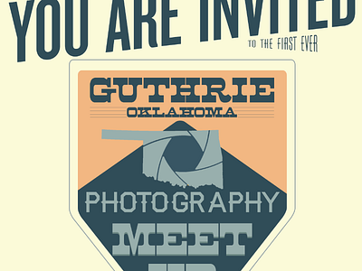 You Are Invited invitation oklahoma print