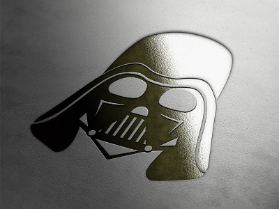 Cool Darth vader darth flat icon leather logo vader