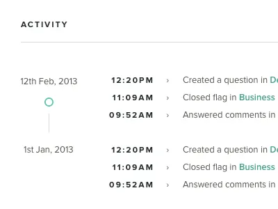 Activity clean design interface proxima nova ui user experience ux