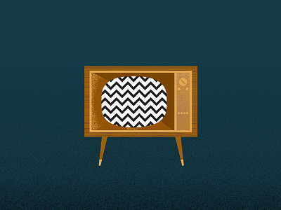 Later...When The TV Turns To Static glasvegas retro static texture tv vintage wood