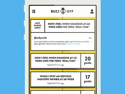 Mobile Web App Concept app bees design flat mobile web webapp