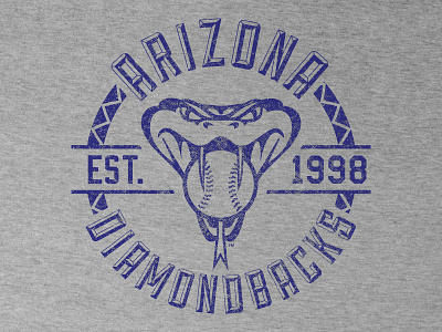 Arizona Diamondbacks Throwback Tee Design arizona diamondbacks baseball logos tees