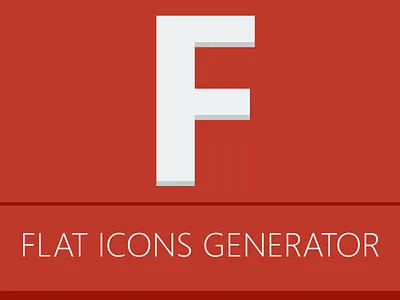Flat Icons Generator action add on addon flat generator icon icons photoshop