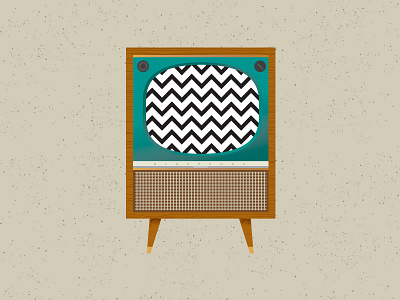 Later...When The TV Turns To Static glasvegas retro static texture tv vintage wood