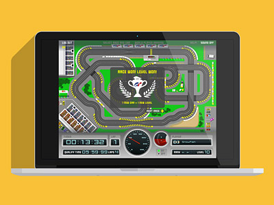 Slotcar Flash Game flash game