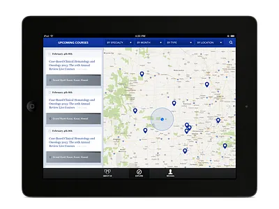 Mayo Clinic iPad Concept creative direction design ui ux