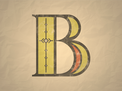 Type B b design fun graphic graphicdesign illustration letter lettering typography ui wip