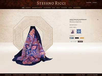Luxury E-Commerce Layout clean e commerce ecommerce luxury minimal. fashion ties