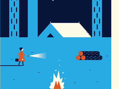 The Great Outdoors helloyoungfriends illustration screen print textures