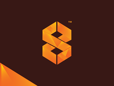 Site Tech - mark colorful design designer infinity logo mark modern orange powerful s site tech
