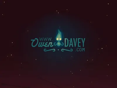 Brave Owen Davey brave logo pixar will o the wisp