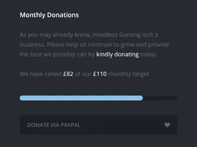 Donate blue dark donate ui web