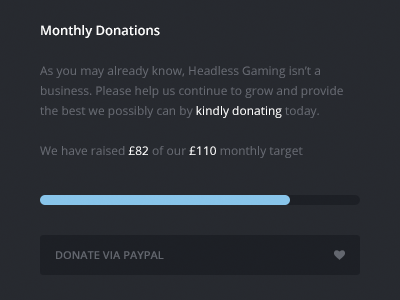 Donate blue dark donate ui web