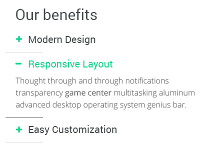 ui accordion menu accordion collapse flat menu nav ui
