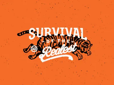 Survival of the realest attack real tiger vintage