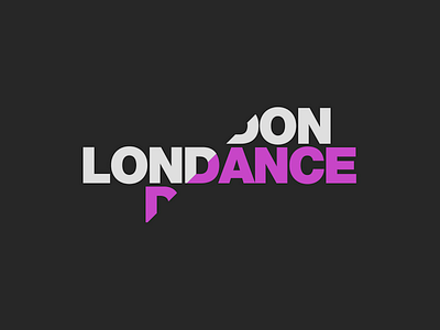 London Dance logo branding dance identity illustrator logo school