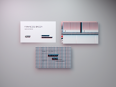 OFFF Business Card Comp 3d business cards cinema cinema 4d comp custom experimental float glitch lighting pattern texture