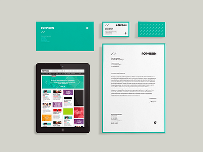 Popmoderna Identity corporate identity logo minimal simple