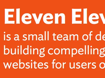 EEC Website Redesign hfj ideal sans red responsive typography web website