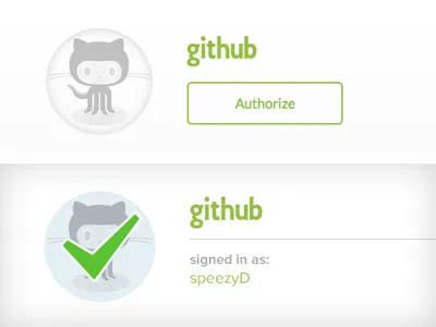 Auth Me app buttons