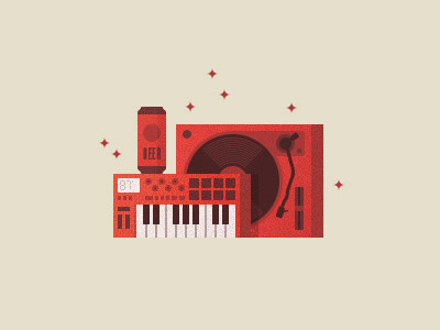 Club Night club illustration music vector