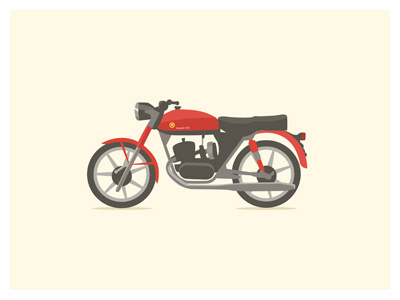 Montesa Impala 125 bike moto motorbike motorcycle vector vectorial