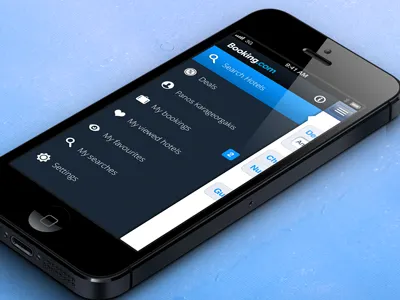 Side menu ios iphone menu navigation side menu