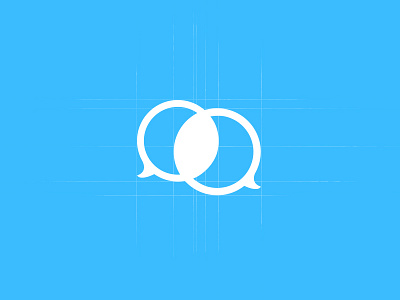 Logomark circles grid guides logo logomark venn