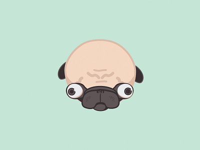 Lumpy 30th birthday illustration bug eyes dog illustration pug pug life vector