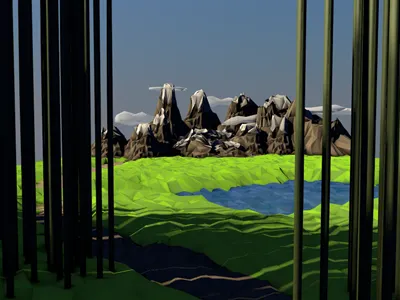 Low Poly Animation 3d animation c4d design low poly