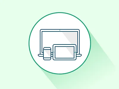 Platforms icon ipad iphone longshadow macbook