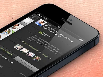 Project Management app app design ios iphone moscow project management ui